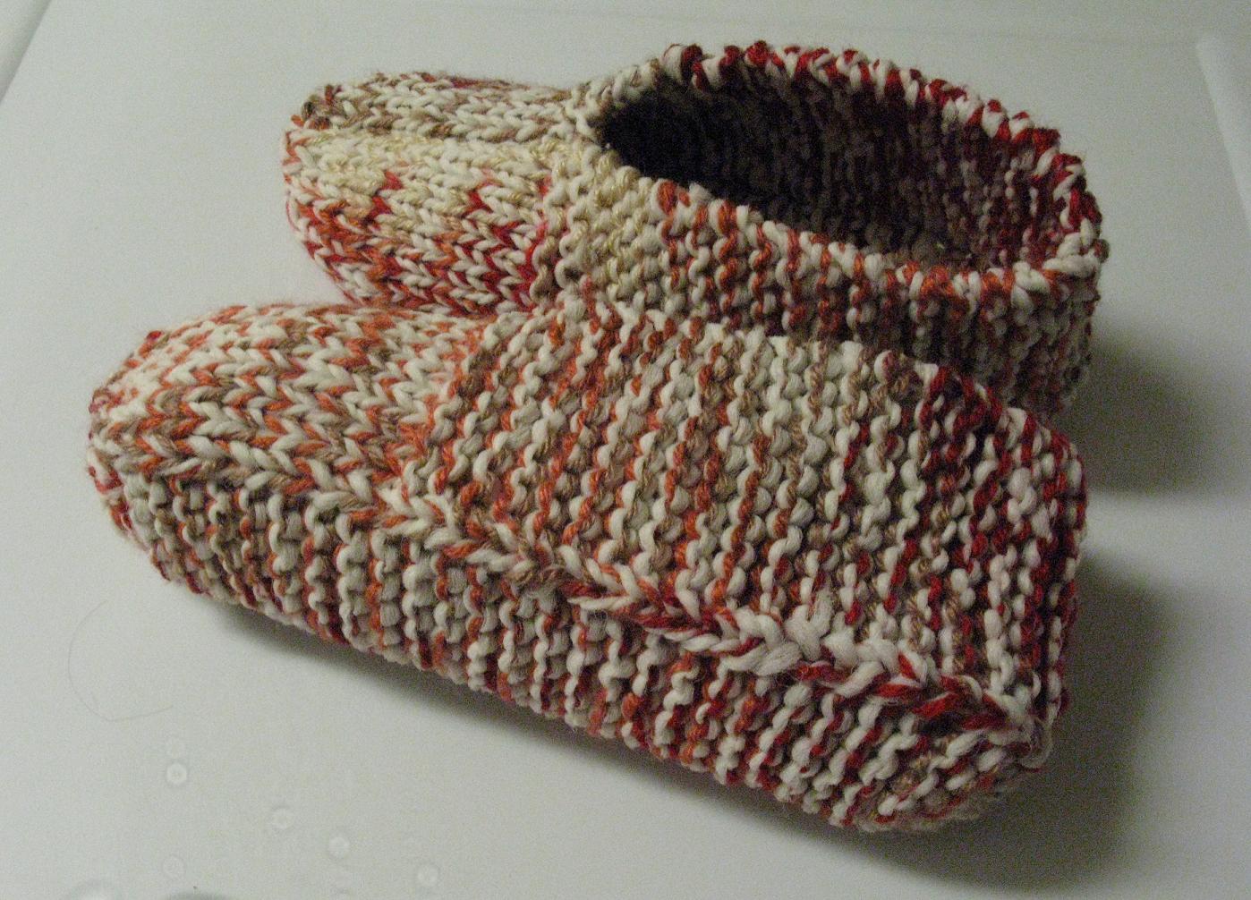 pantoufle tricot