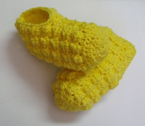 Pantoufles au crochet au point de grappe pour femmes / Cluster Stitch Slippers